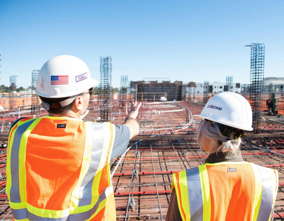 Trabajo de construcción en progreso